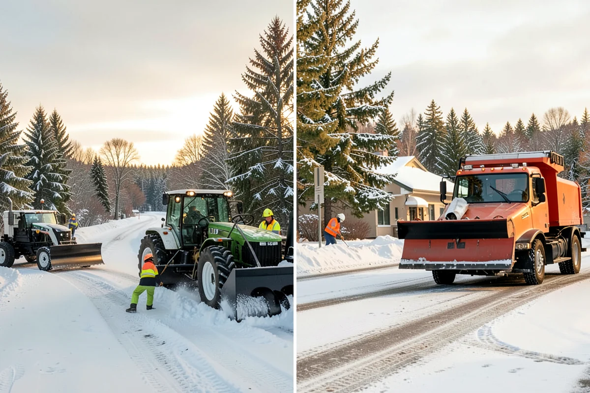Apartment Complex Snow Removal in Normandy Park, King County, WA - Map internal roads, parking clusters, and pedestrian paths