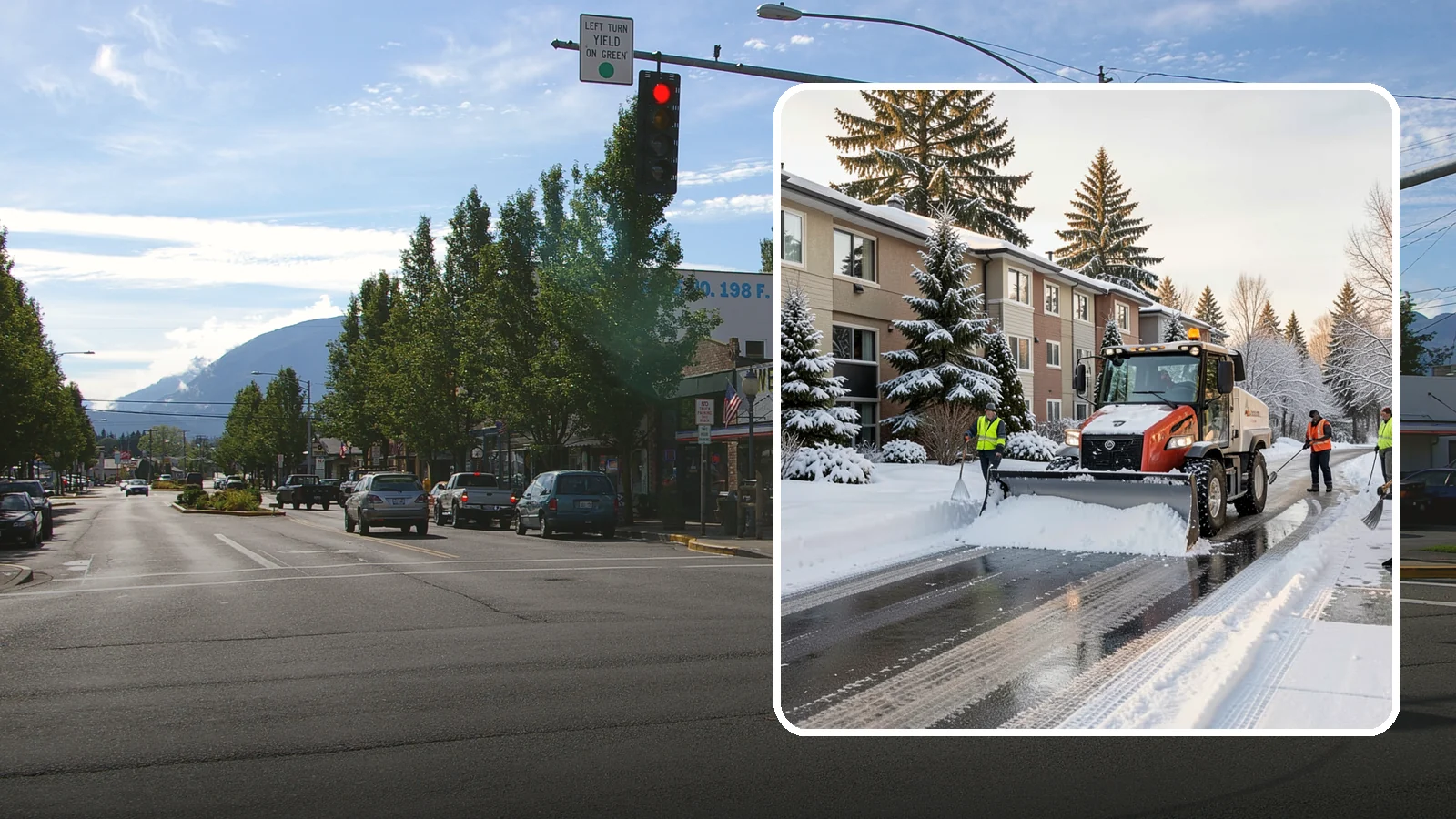 Apartment Complex Snow Removal in North Bend, King County, WA - Keep residents, drives, and shared walkways safe at your apartment community during Western Washington snow and ice events.