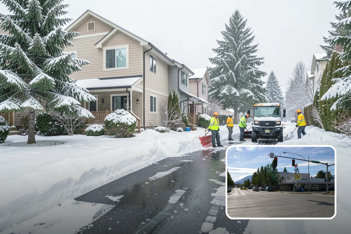 Apartment Complex Snow Removal in North Bend, King County, WA - Safe movement for residents at all hours