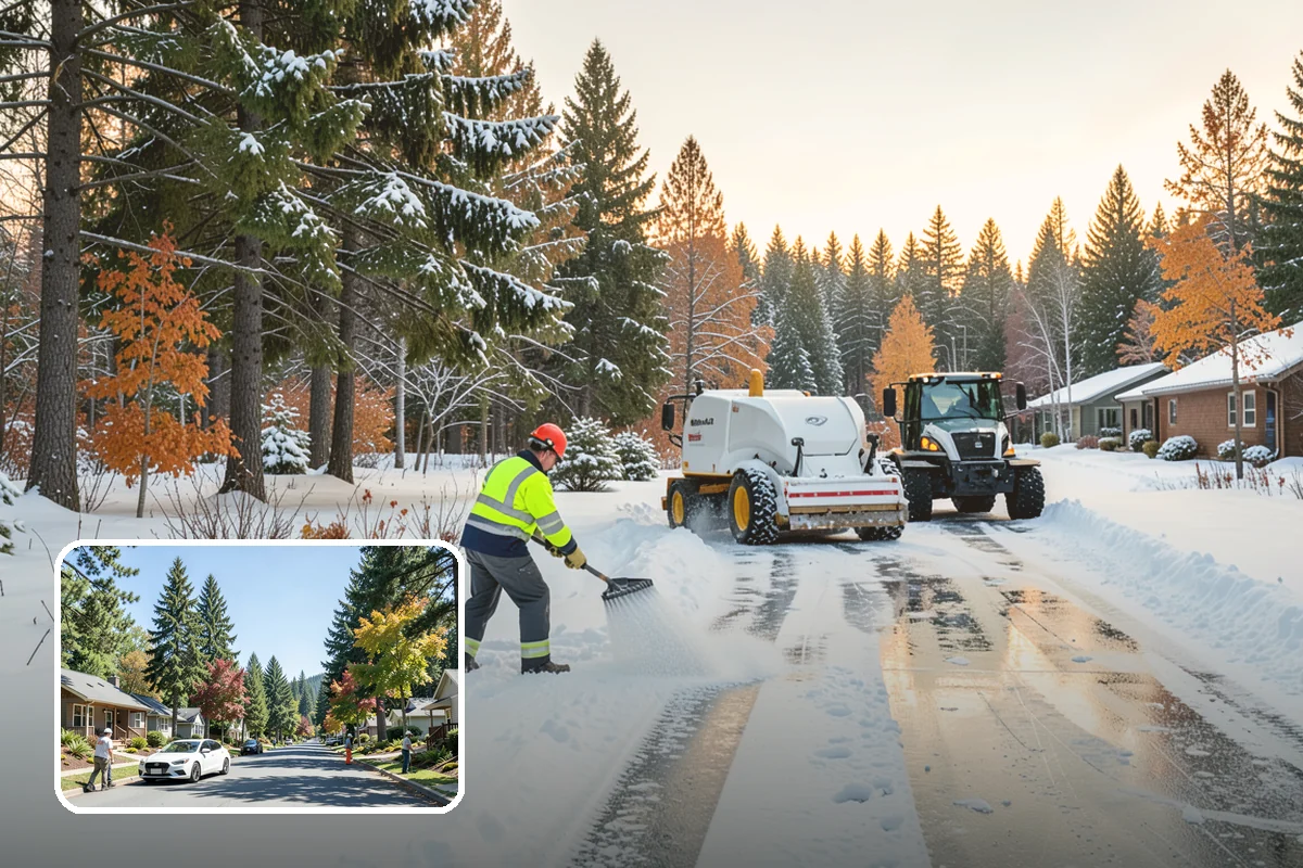 Apartment Complex Snow Removal in Orting, Pierce County, WA - Safe movement for residents at all hours
