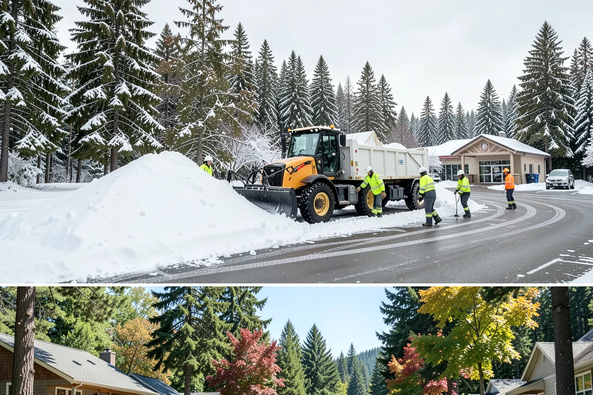 Apartment Complex Snow Removal in Orting, Pierce County, WA - Apartment communities need reliable coverage from December through February when overnight freezes make shared walkways most...