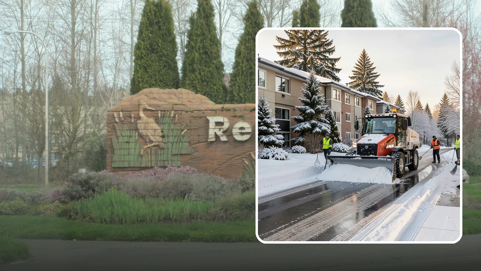 Apartment Complex Snow Removal in Renton, King County, WA - Keep residents, drives, and shared walkways safe at your apartment community during Western Washington snow and ice events.