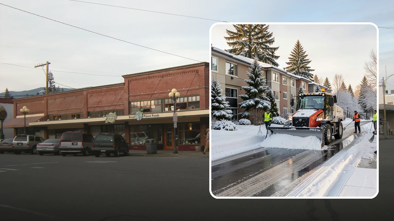 Apartment Complex Snow Removal in Sedro-Woolley, Skagit County, WA - Keep residents, drives, and shared walkways safe at your apartment community during Western Washington snow and ice events.