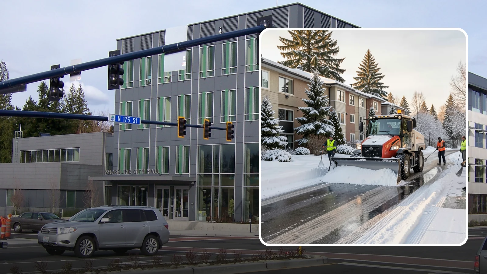 Apartment Complex Snow Removal in Shoreline, King County, WA - Keep residents, drives, and shared walkways safe at your apartment community during Western Washington snow and ice events.