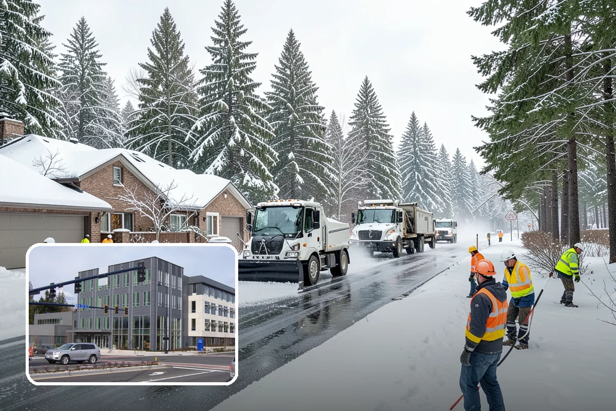 Apartment Complex Snow Removal in Shoreline, King County, WA - Safe movement for residents at all hours