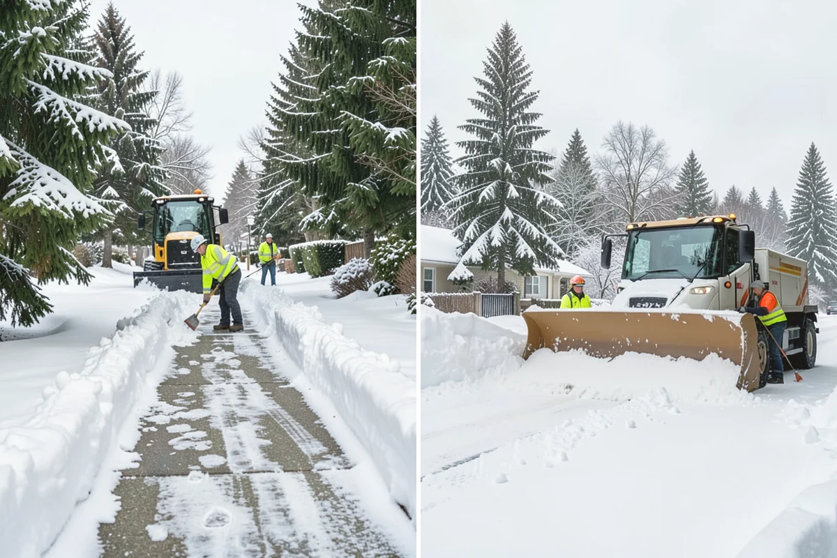 Apartment Complex Snow Removal in Steilacoom, Pierce County, WA - Map internal roads, parking clusters, and pedestrian paths