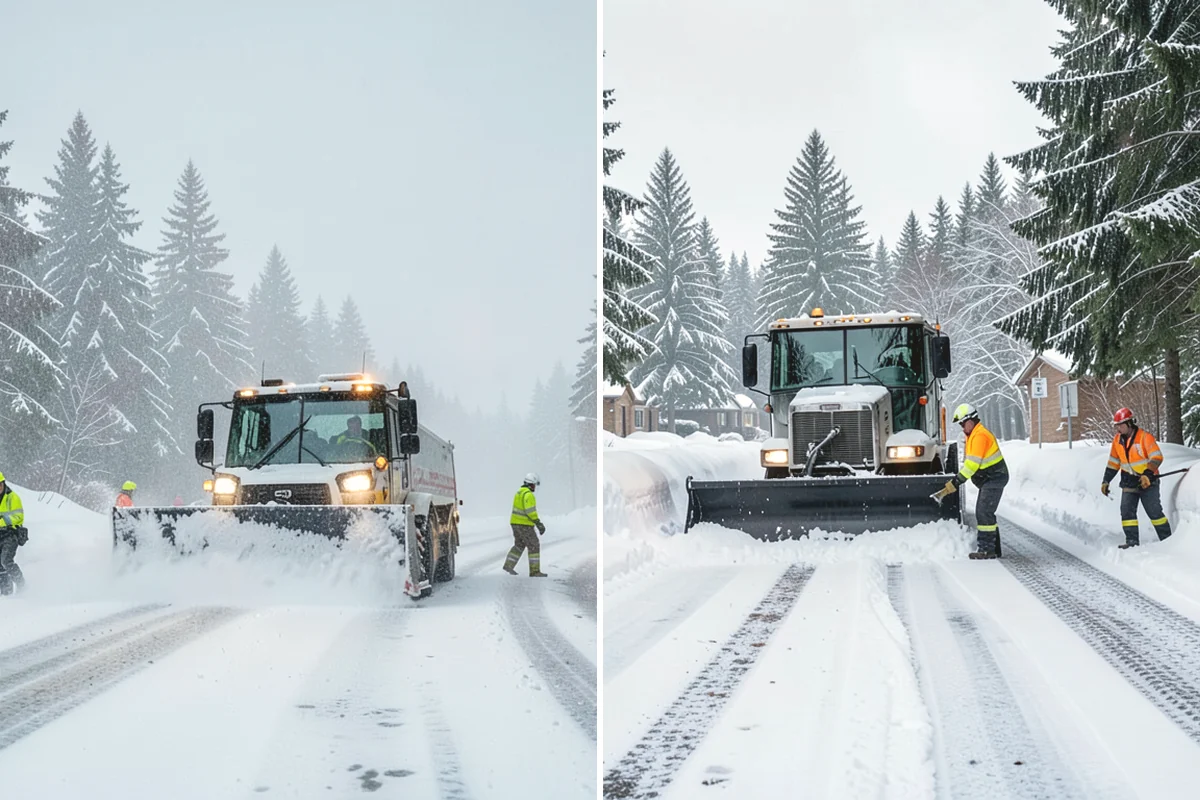 Apartment Complex Snow Removal in Tukwila, King County, WA - Map internal roads, parking clusters, and pedestrian paths