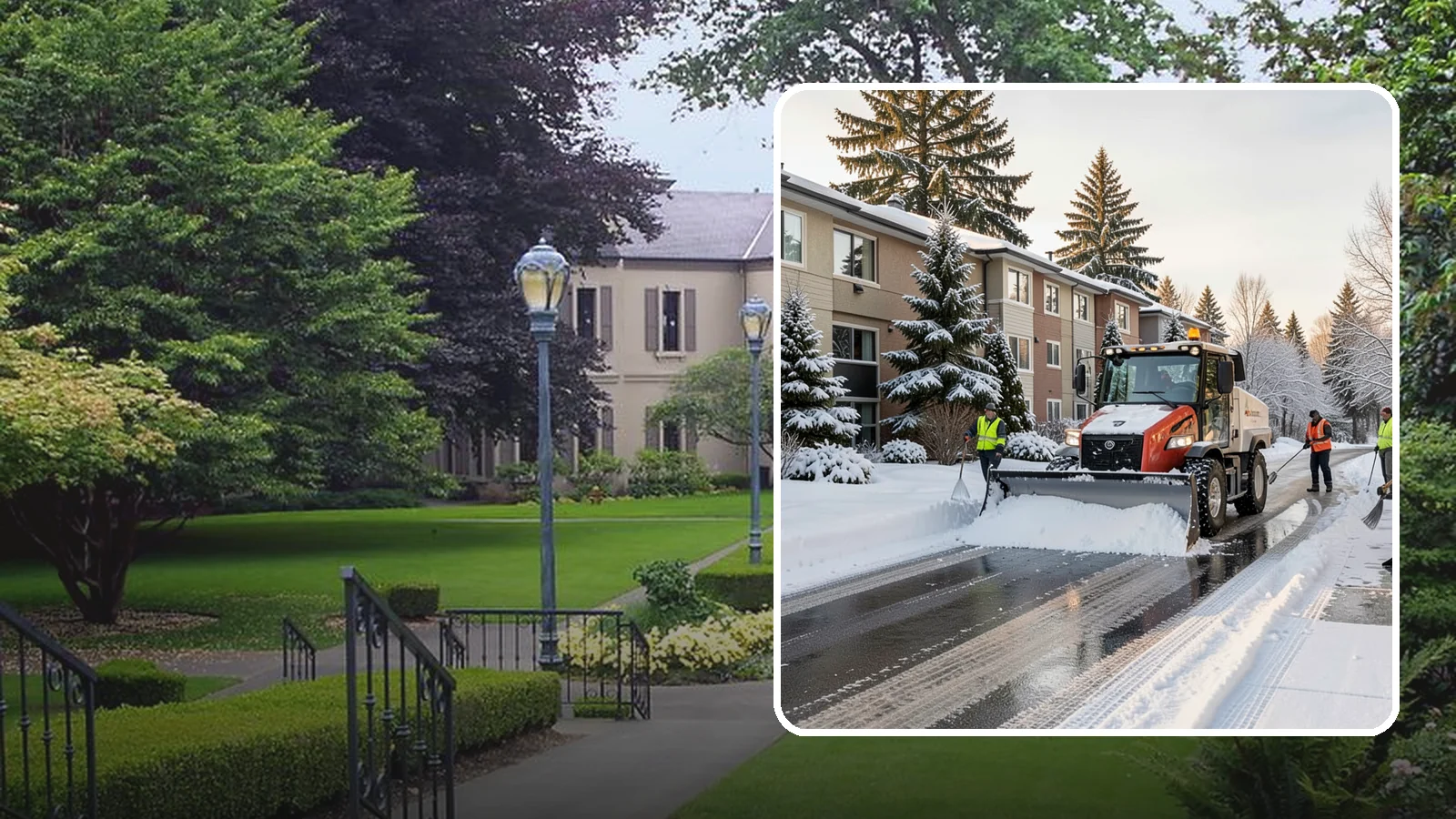 Apartment Complex Snow Removal in Woodinville, King County, WA - Keep residents, drives, and shared walkways safe at your apartment community during Western Washington snow and ice events.