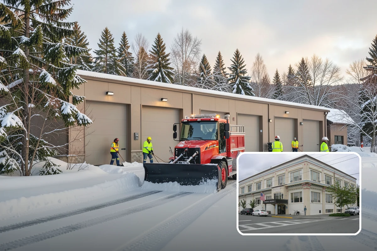 Apartment Snow Removal in Anacortes, Skagit County, WA - Full-community clearing of lots and paths