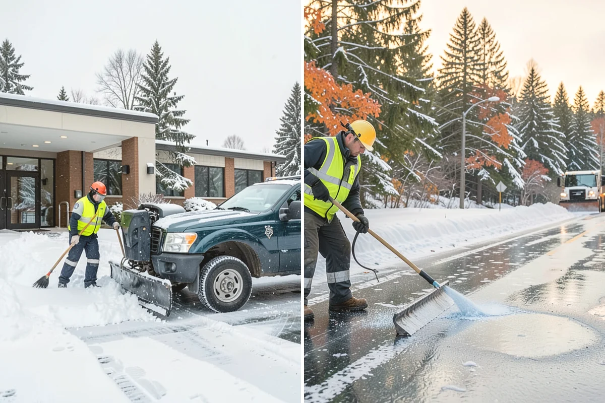 Apartment Snow Removal in Anacortes, Skagit County, WA - Map parking, walkways, entries, and stairwells