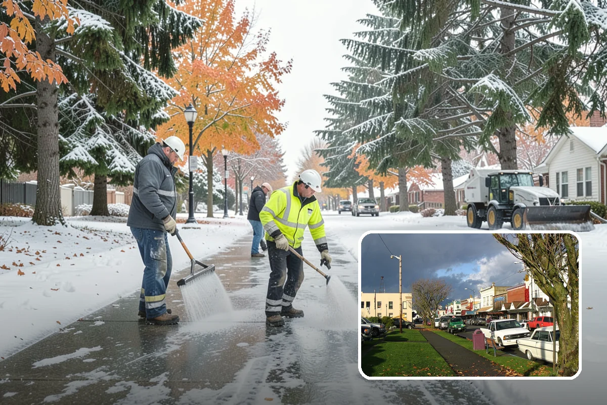 Apartment Snow Removal in Arlington, Snohomish County, WA - Full-community clearing of lots and paths