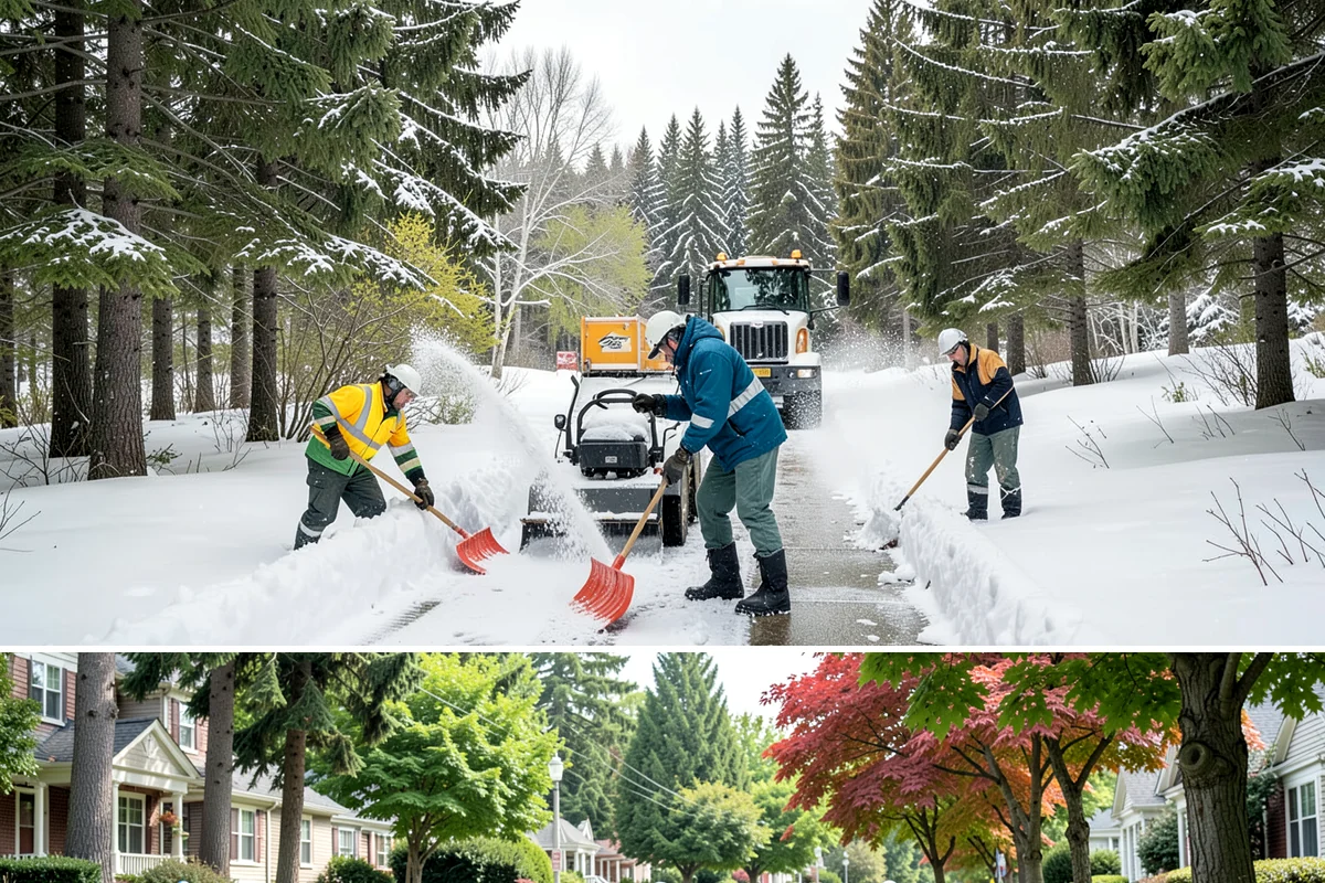 Apartment Snow Removal in Beaux Arts Village, King County, WA - Apartment service runs throughout the snow season, with peak demand from December through February.