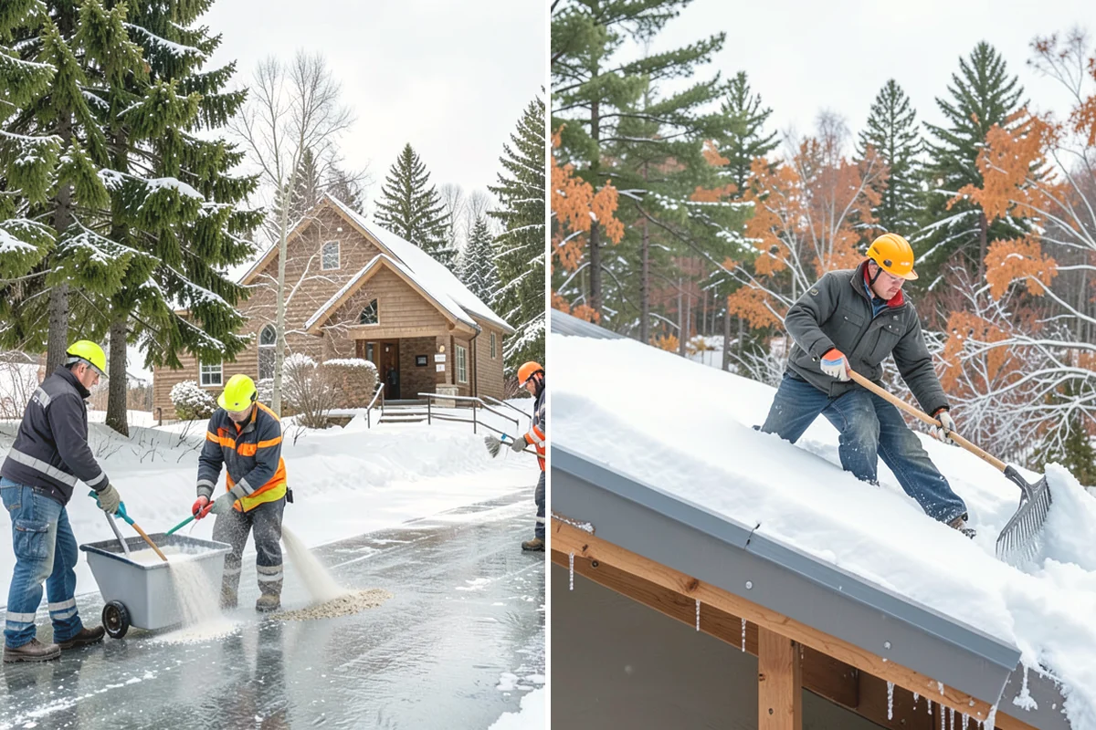 Apartment Snow Removal in Black Diamond, King County, WA - Map parking, walkways, entries, and stairwells