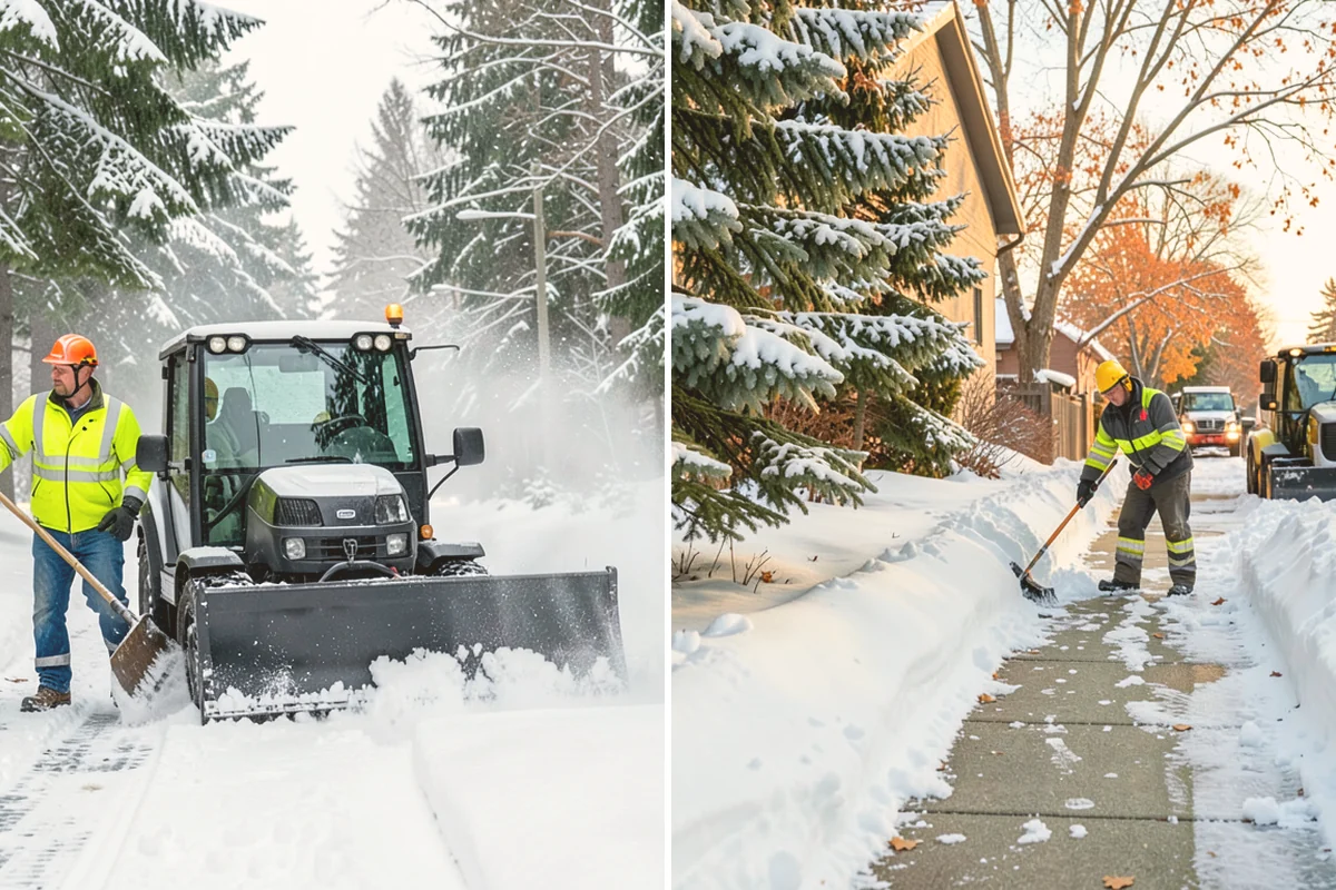 Apartment Snow Removal in Bothell, King County, WA - Map parking, walkways, entries, and stairwells
