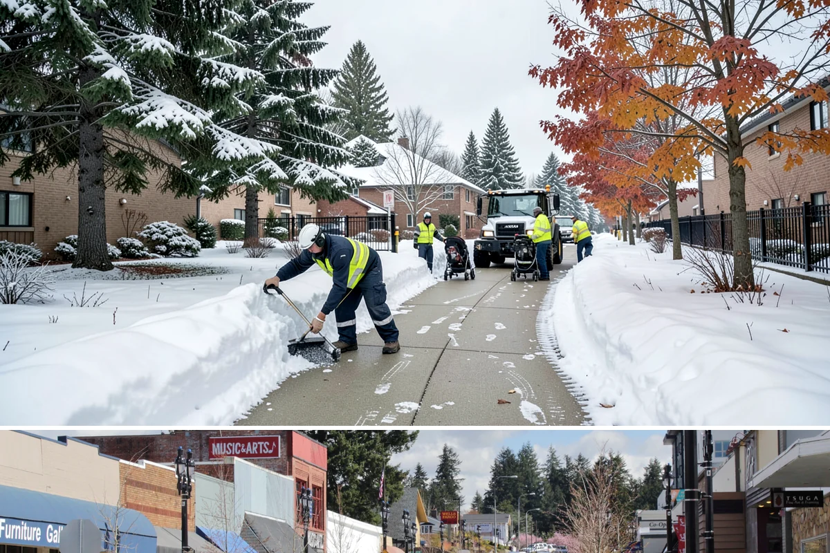 Apartment Snow Removal in Bothell, King County, WA - Apartment service runs throughout the snow season, with peak demand from December through February.