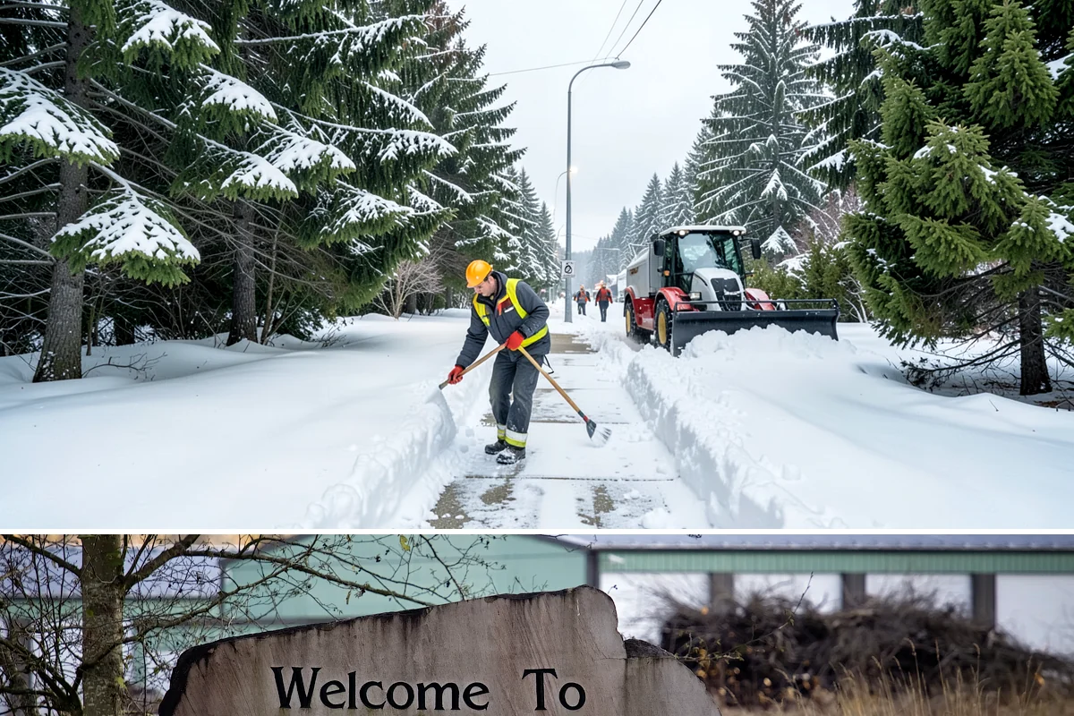 Apartment Snow Removal in Buckley, Pierce County, WA - Apartment service runs throughout the snow season, with peak demand from December through February.