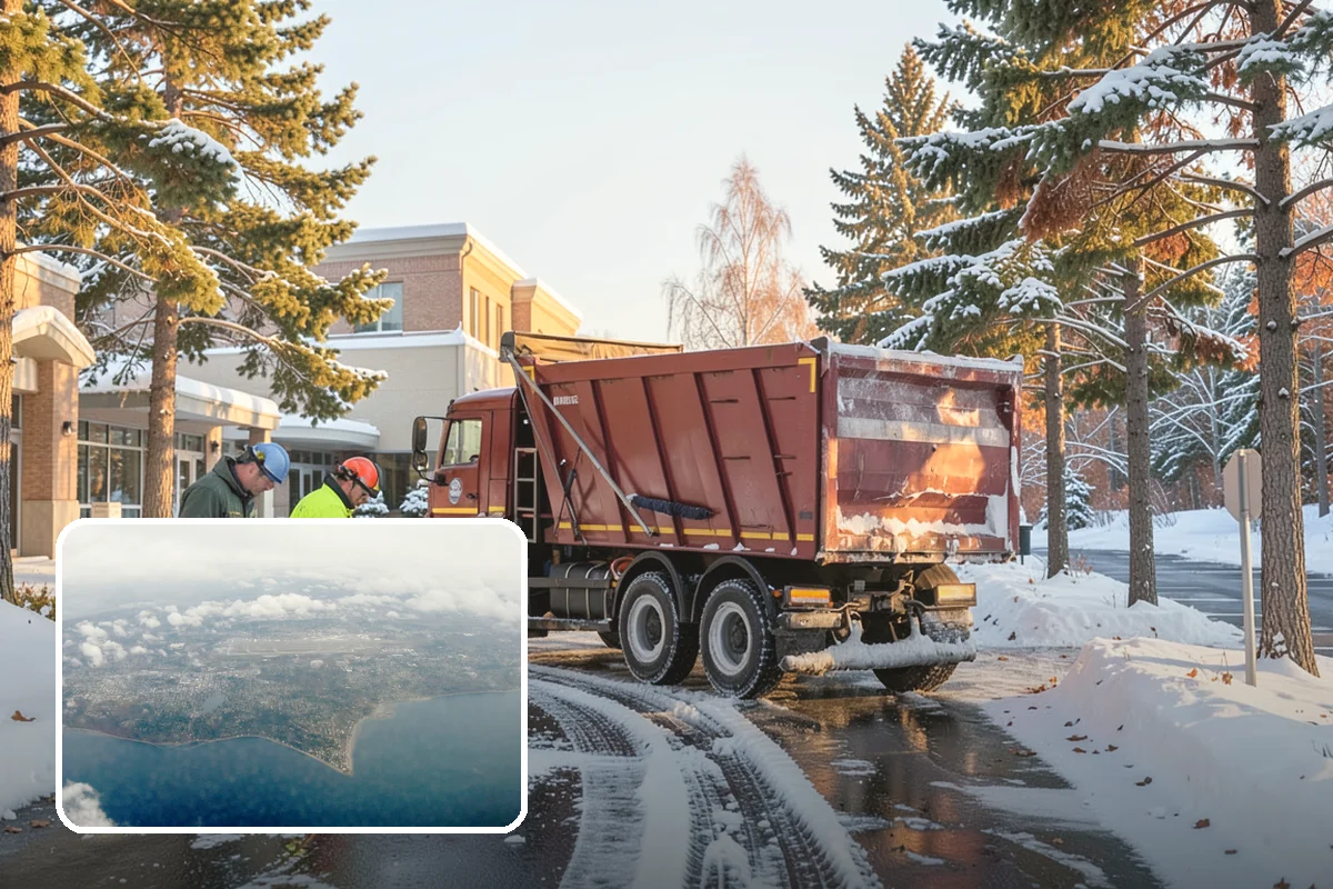 Apartment Snow Removal in Burien, King County, WA - Full-community clearing of lots and paths