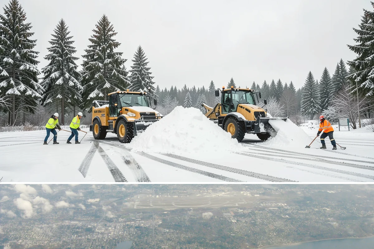 Apartment Snow Removal in Burien, King County, WA - Apartment service runs throughout the snow season, with peak demand from December through February.