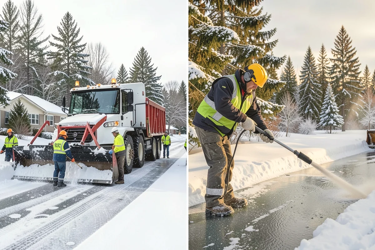 Apartment Snow Removal in Carnation, King County, WA - Map parking, walkways, entries, and stairwells