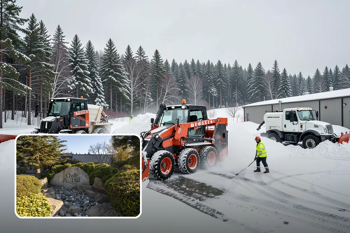Apartment Snow Removal in Clyde Hill, King County, WA - Full-community clearing of lots and paths