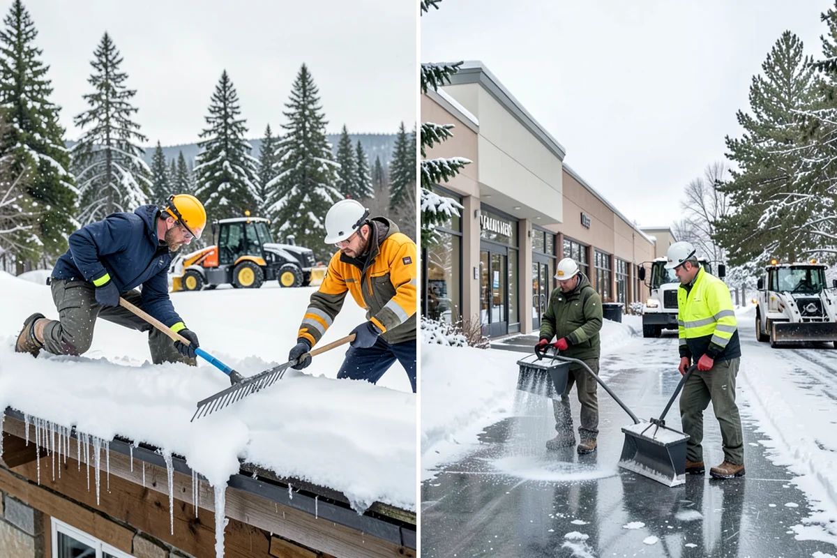 Apartment Snow Removal in Clyde Hill, King County, WA - Map parking, walkways, entries, and stairwells