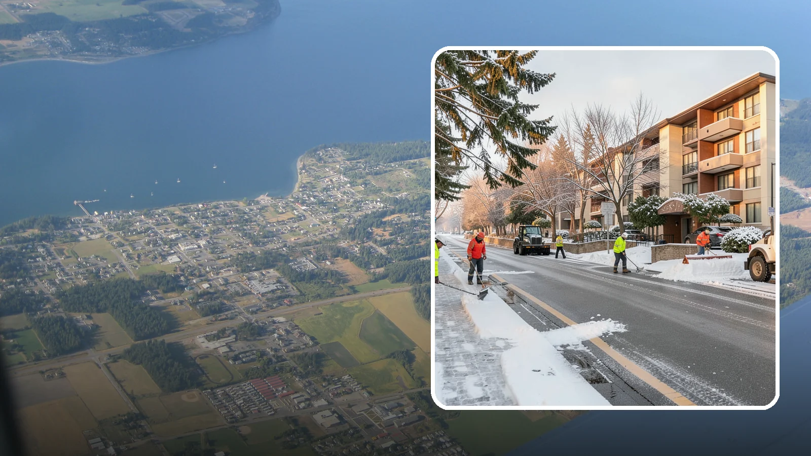 Apartment Snow Removal in Coupeville, Island County, WA - We keep apartment communities safe and accessible by clearing lots, walkways, and entries for every resident.
