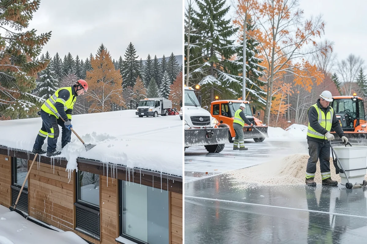 Apartment Snow Removal in Coupeville, Island County, WA - Map parking, walkways, entries, and stairwells