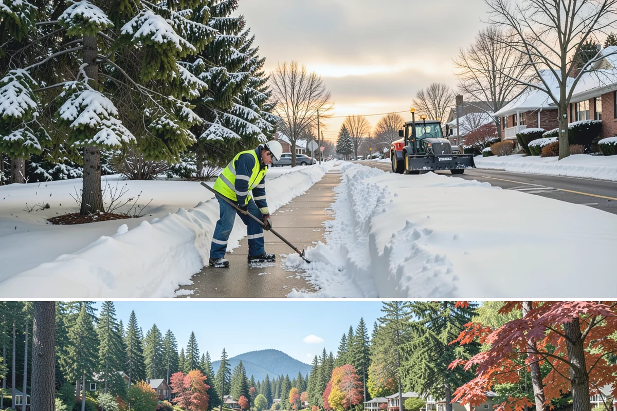 Apartment Snow Removal in Covington, King County, WA - Apartment service runs throughout the snow season, with peak demand from December through February.