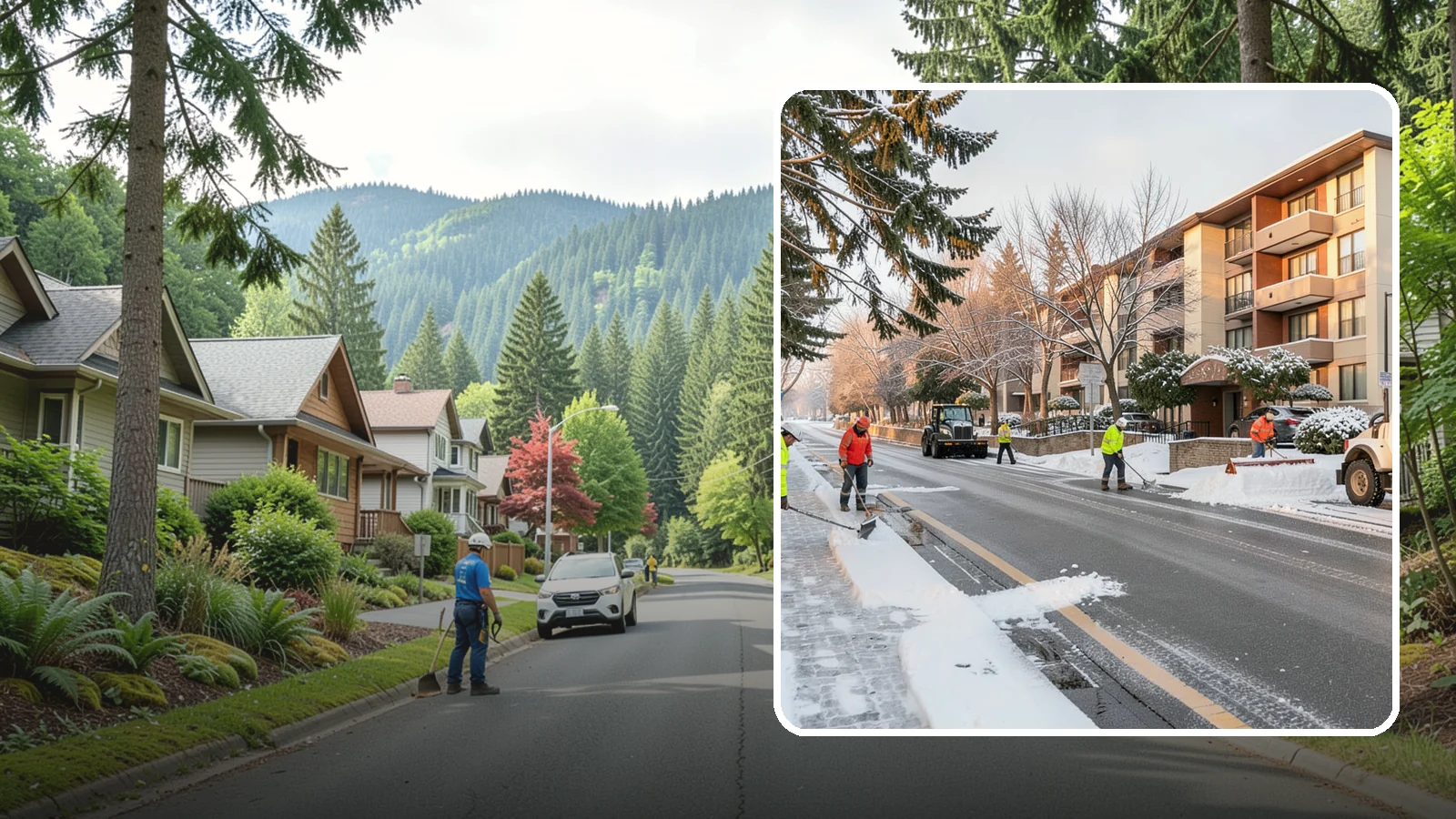 Apartment Snow Removal in Darrington, Snohomish County, WA - We keep apartment communities safe and accessible by clearing lots, walkways, and entries for every resident.
