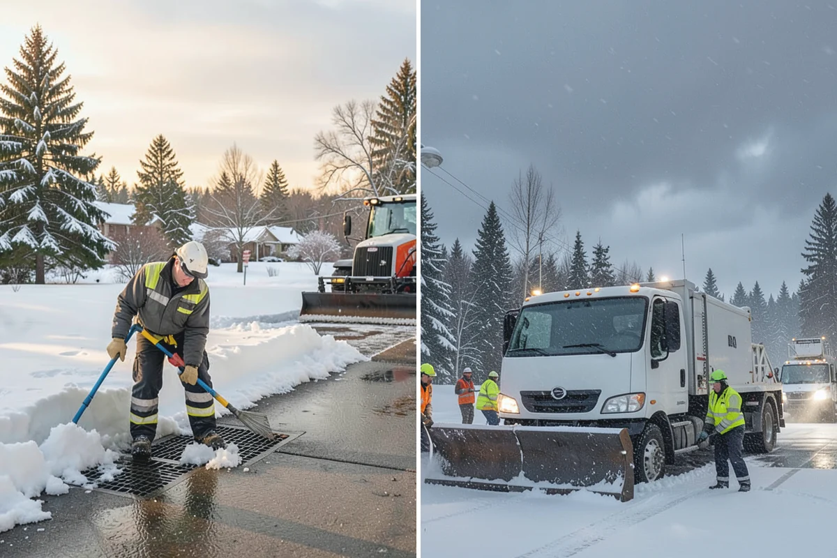 Apartment Snow Removal in Darrington, Snohomish County, WA - Map parking, walkways, entries, and stairwells