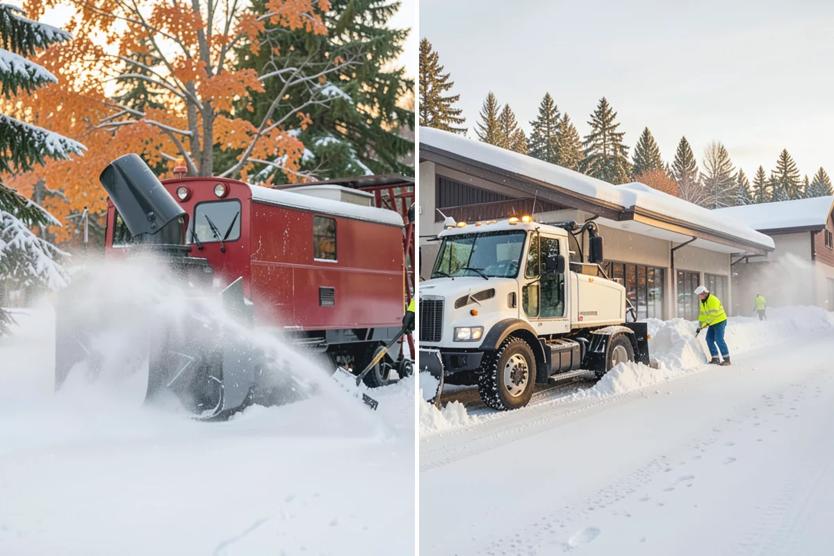 Apartment Snow Removal in Des Moines, King County, WA - Map parking, walkways, entries, and stairwells