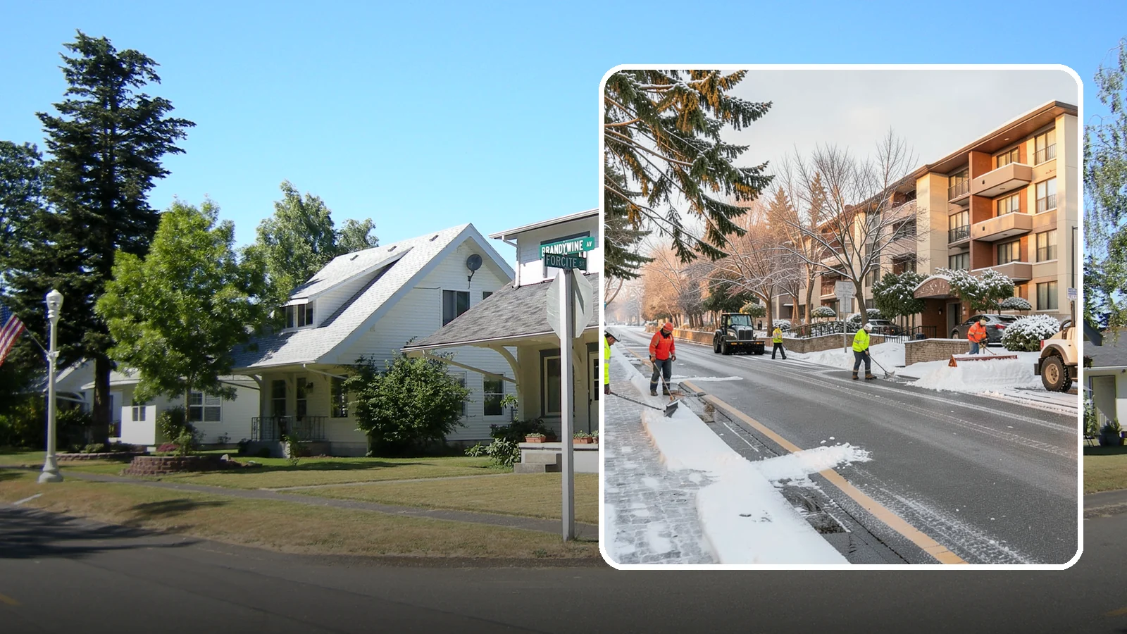 Apartment Snow Removal in DuPont, Pierce County, WA - We keep apartment communities safe and accessible by clearing lots, walkways, and entries for every resident.