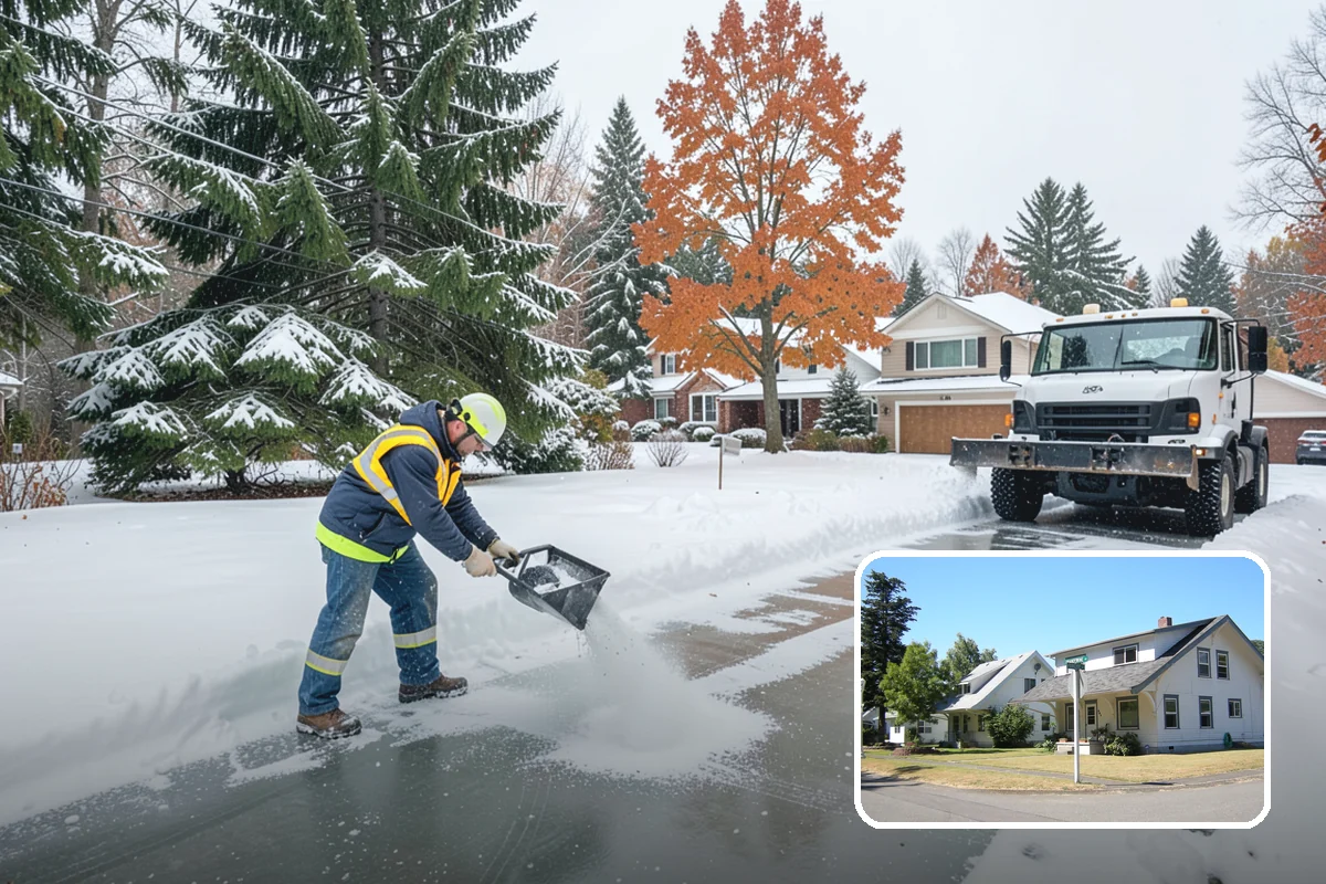 Apartment Snow Removal in DuPont, Pierce County, WA - Full-community clearing of lots and paths