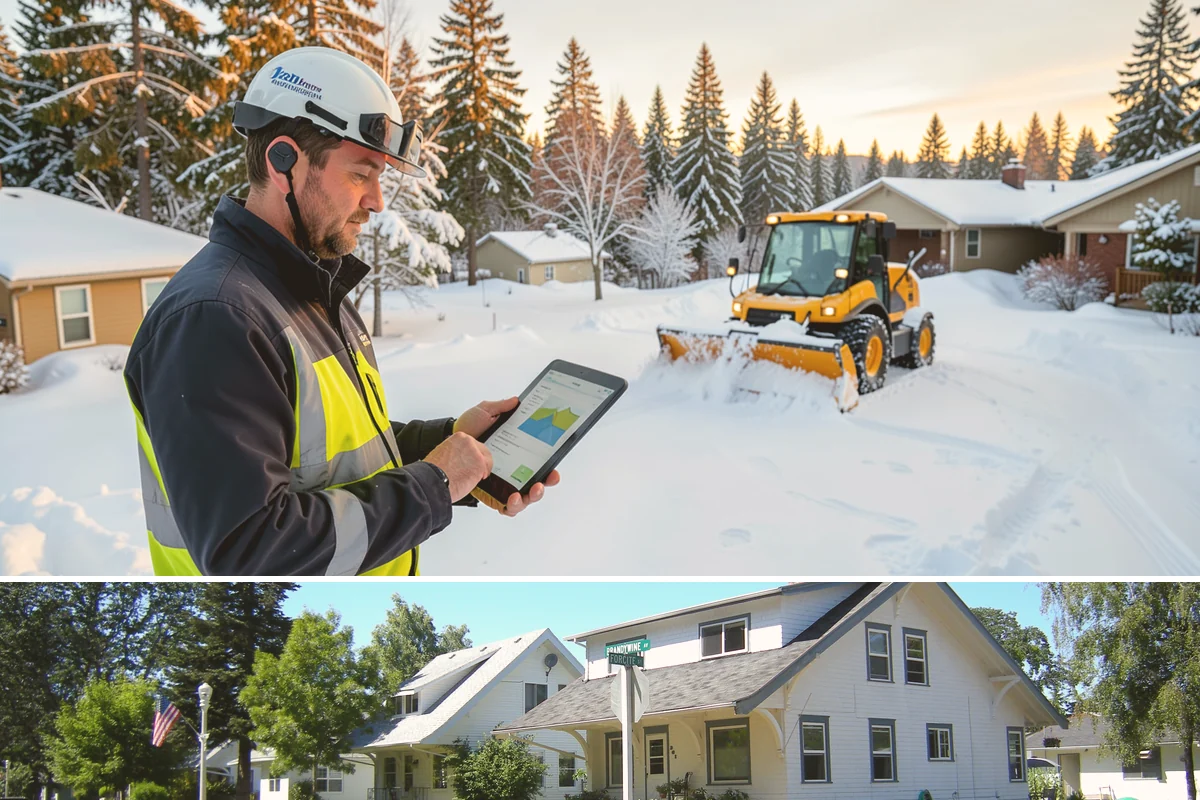 Apartment Snow Removal in DuPont, Pierce County, WA - Apartment service runs throughout the snow season, with peak demand from December through February.