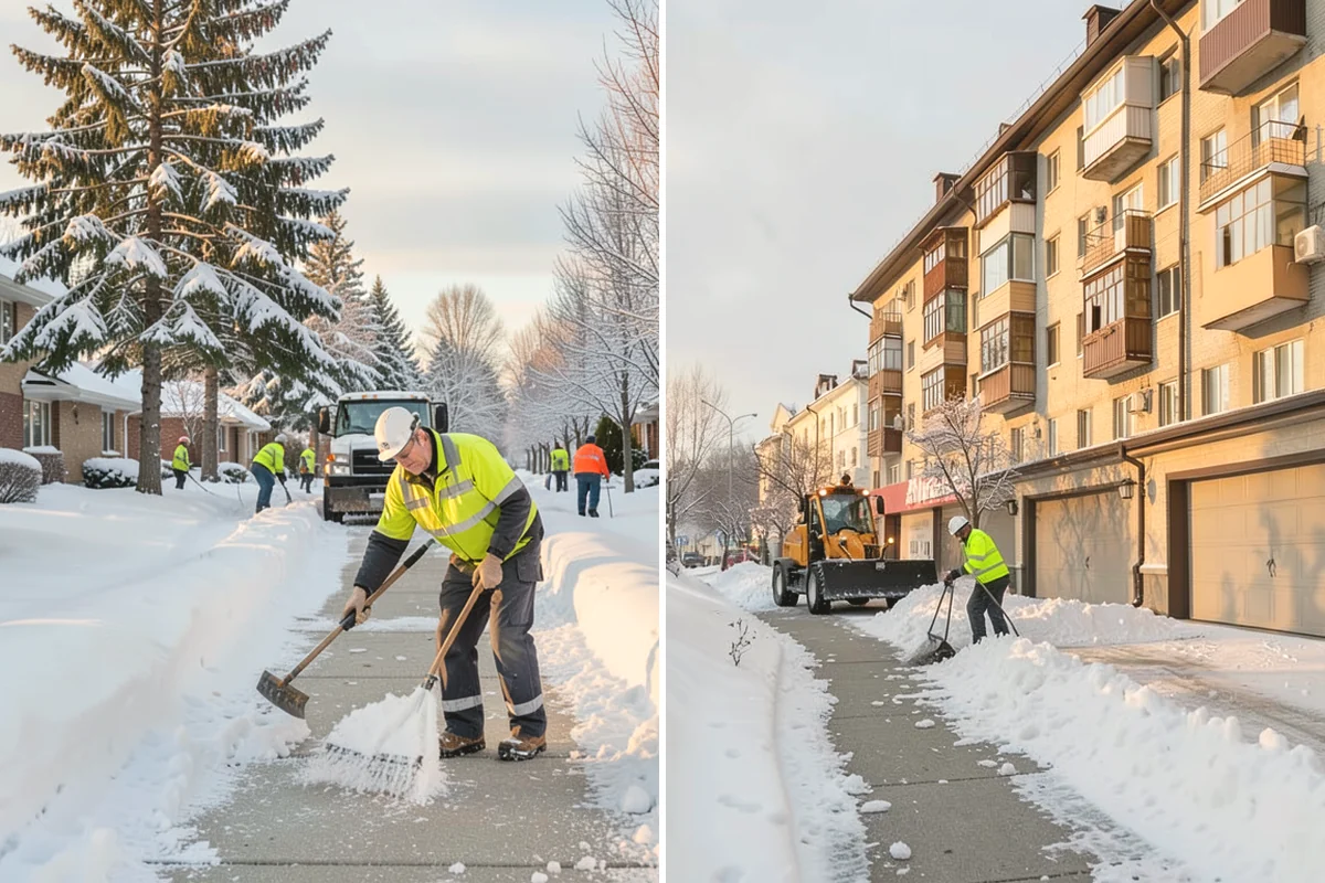 Apartment Snow Removal in Duvall, King County, WA - Map parking, walkways, entries, and stairwells