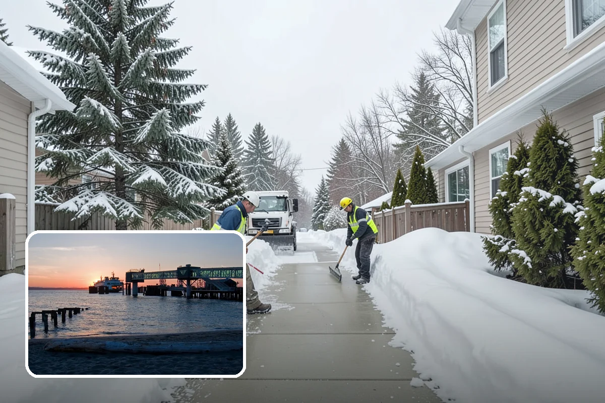 Apartment Snow Removal in Edmonds, Snohomish County, WA - Full-community clearing of lots and paths