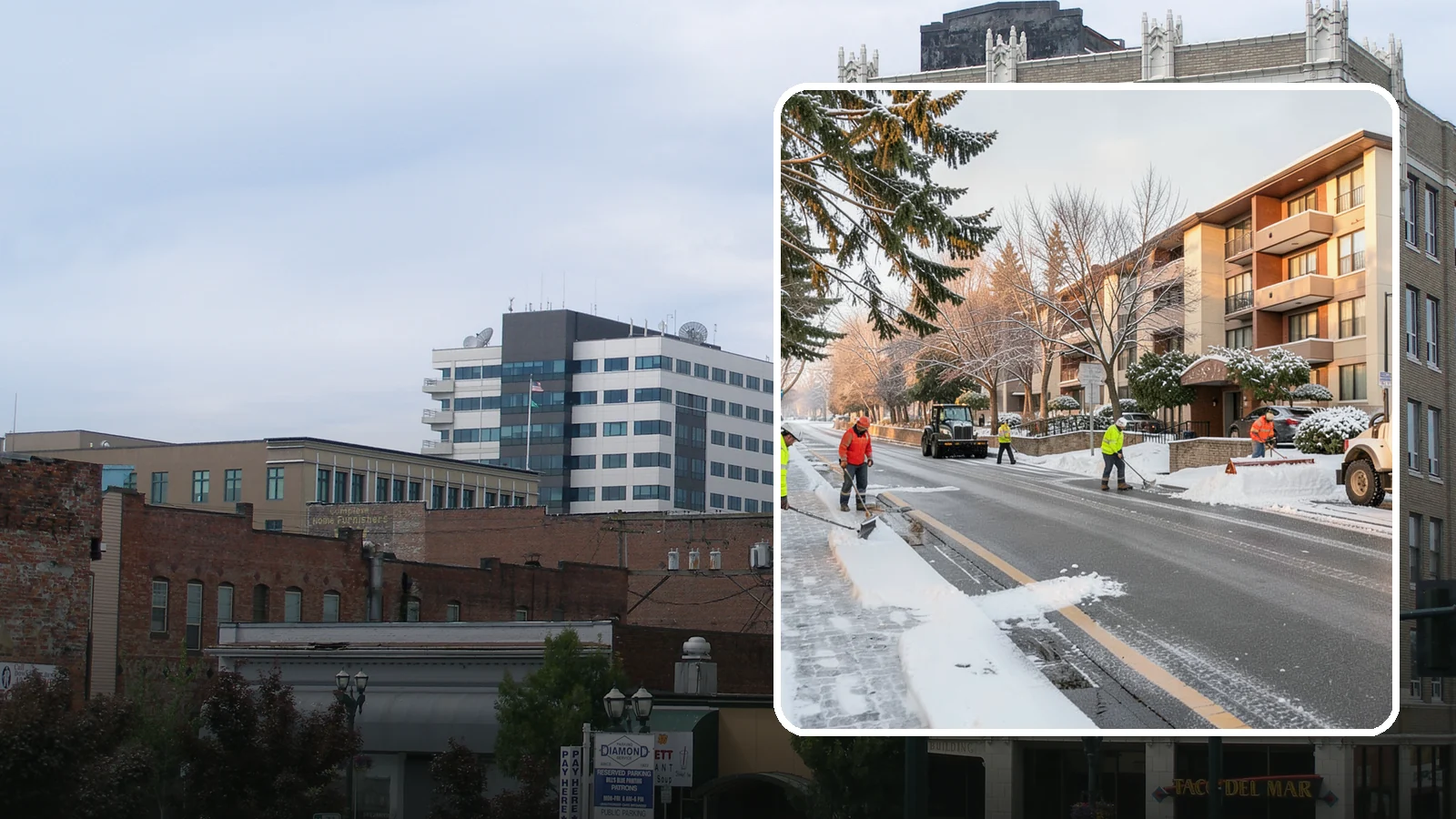 Apartment Snow Removal in Everett, Snohomish County, WA - We keep apartment communities safe and accessible by clearing lots, walkways, and entries for every resident.