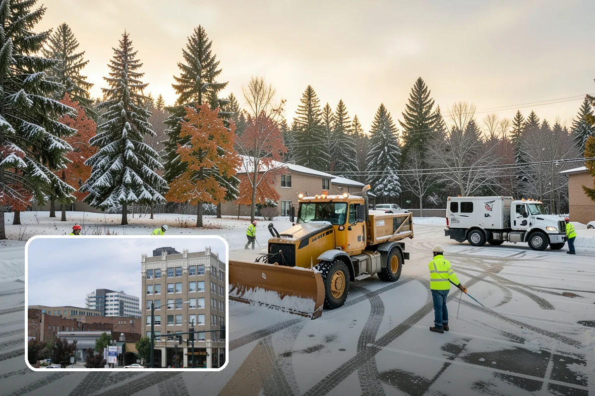Apartment Snow Removal in Everett, Snohomish County, WA - Full-community clearing of lots and paths