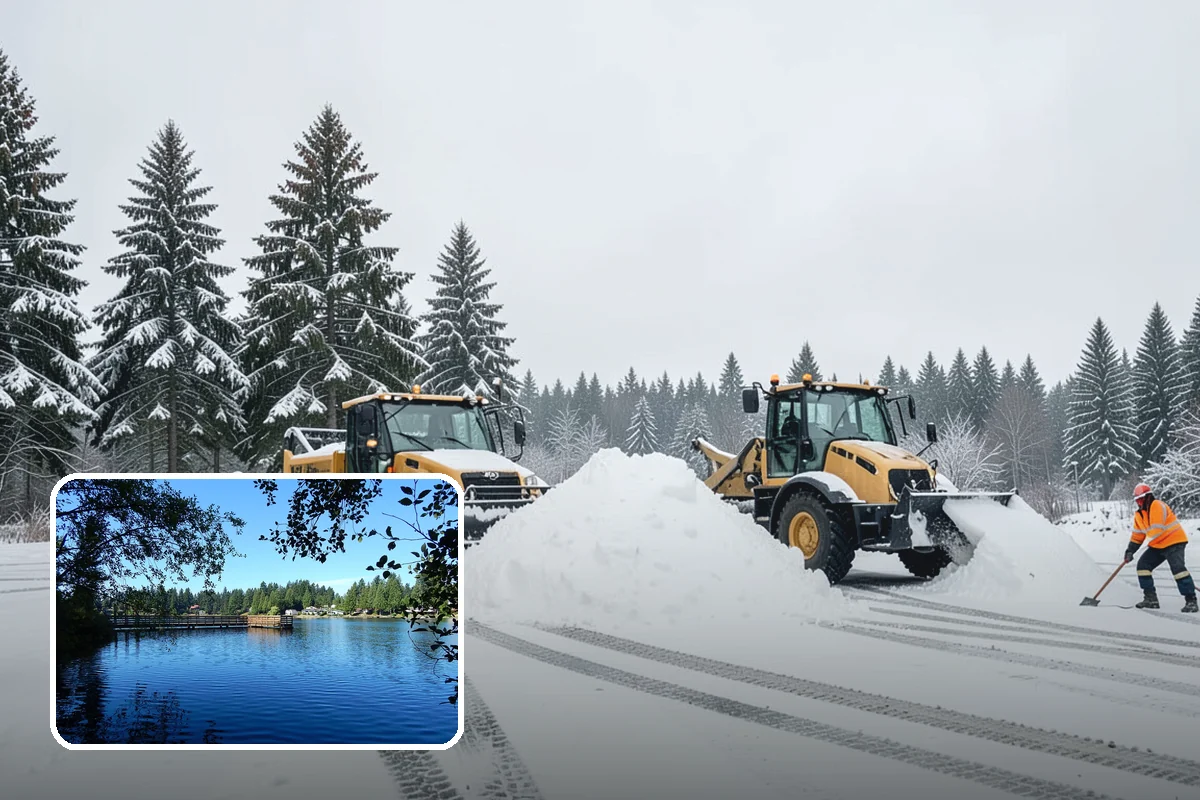 Apartment Snow Removal in Federal Way, King County, WA - Full-community clearing of lots and paths