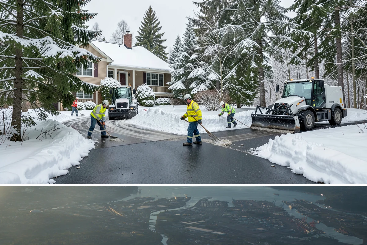 Apartment Snow Removal in Fife, Pierce County, WA - Apartment service runs throughout the snow season, with peak demand from December through February.