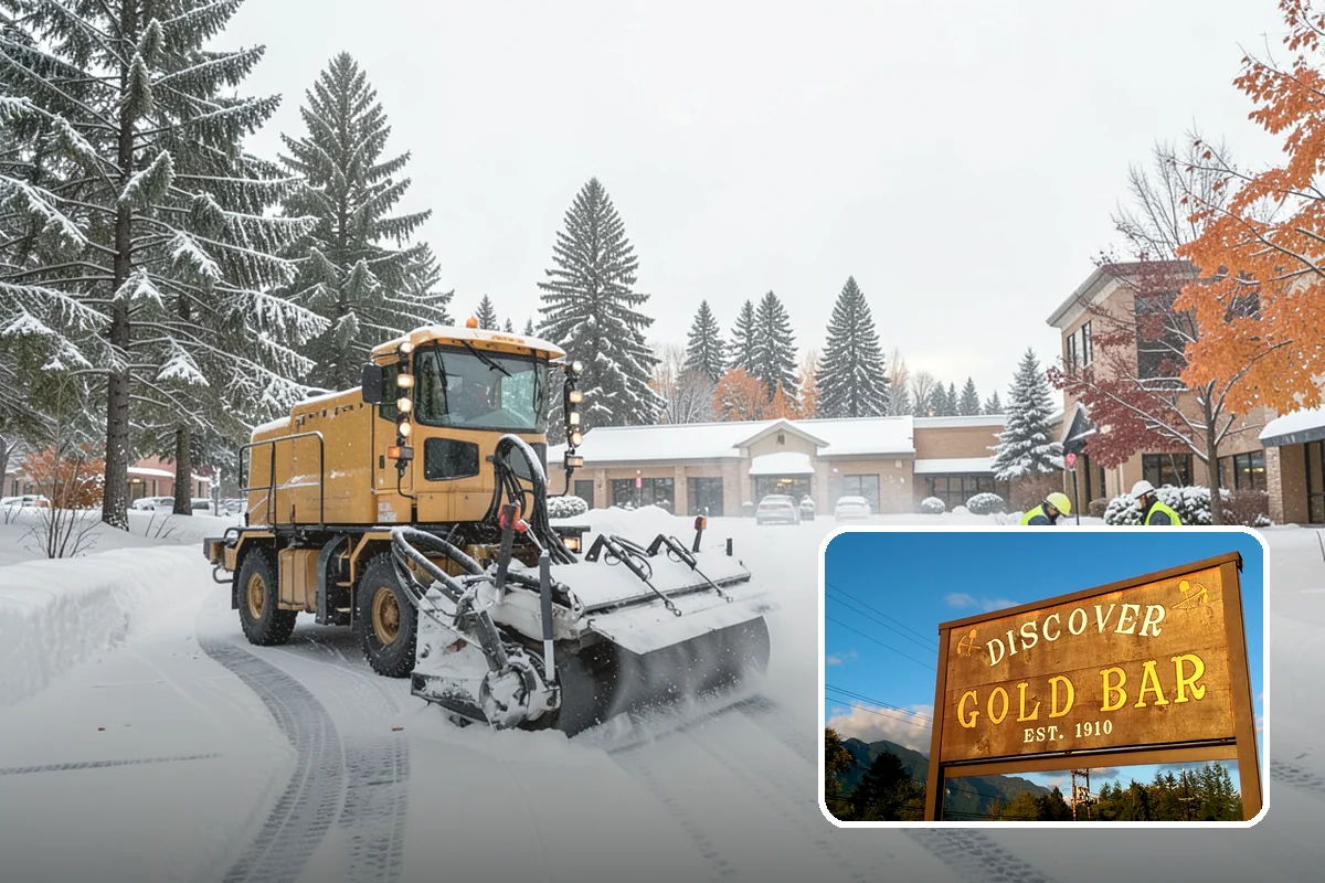 Apartment Snow Removal in Gold Bar, Snohomish County, WA - Full-community clearing of lots and paths
