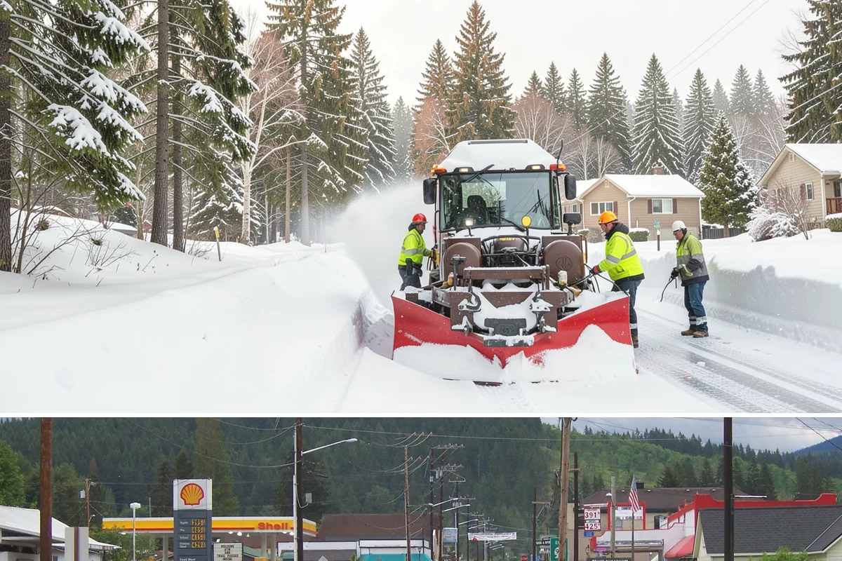 Apartment Snow Removal in Granite Falls, Snohomish County, WA - Apartment service runs throughout the snow season, with peak demand from December through February.