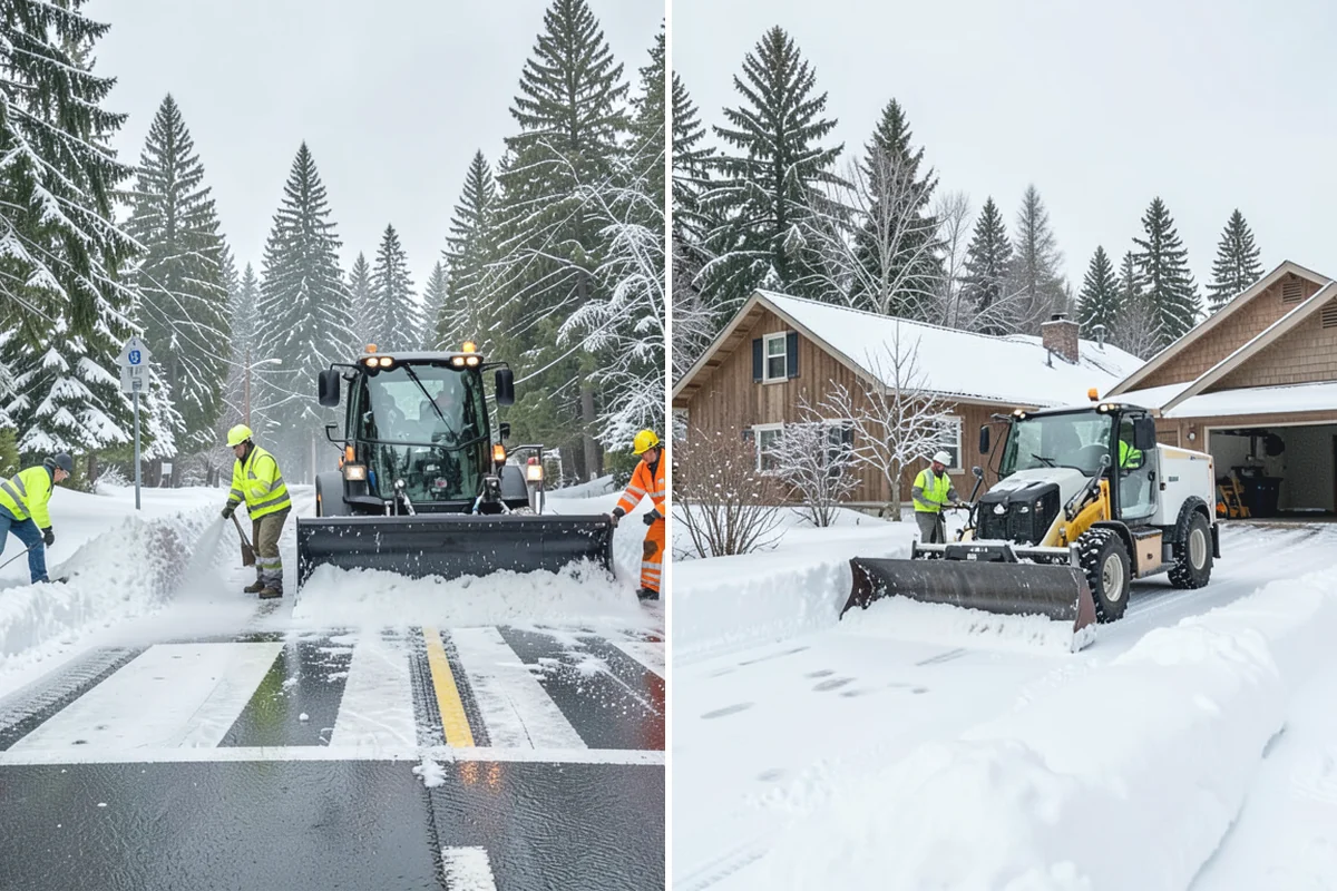 Apartment Snow Removal in Hamilton, Skagit County, WA - Map parking, walkways, entries, and stairwells