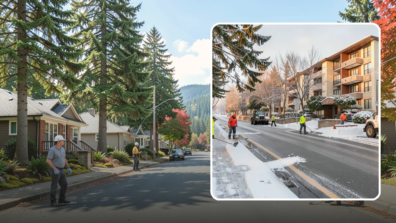 Apartment Snow Removal in Hunts Point, King County, WA - We keep apartment communities safe and accessible by clearing lots, walkways, and entries for every resident.