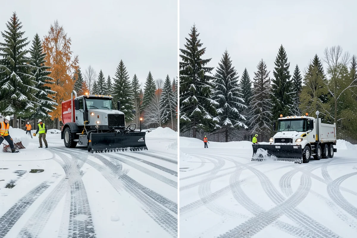 Apartment Snow Removal in Hunts Point, King County, WA - Map parking, walkways, entries, and stairwells