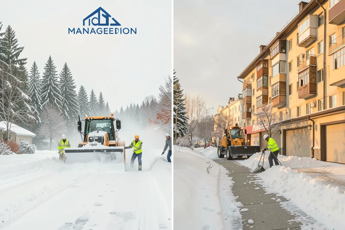 Apartment Snow Removal in Index, Snohomish County, WA - Map parking, walkways, entries, and stairwells