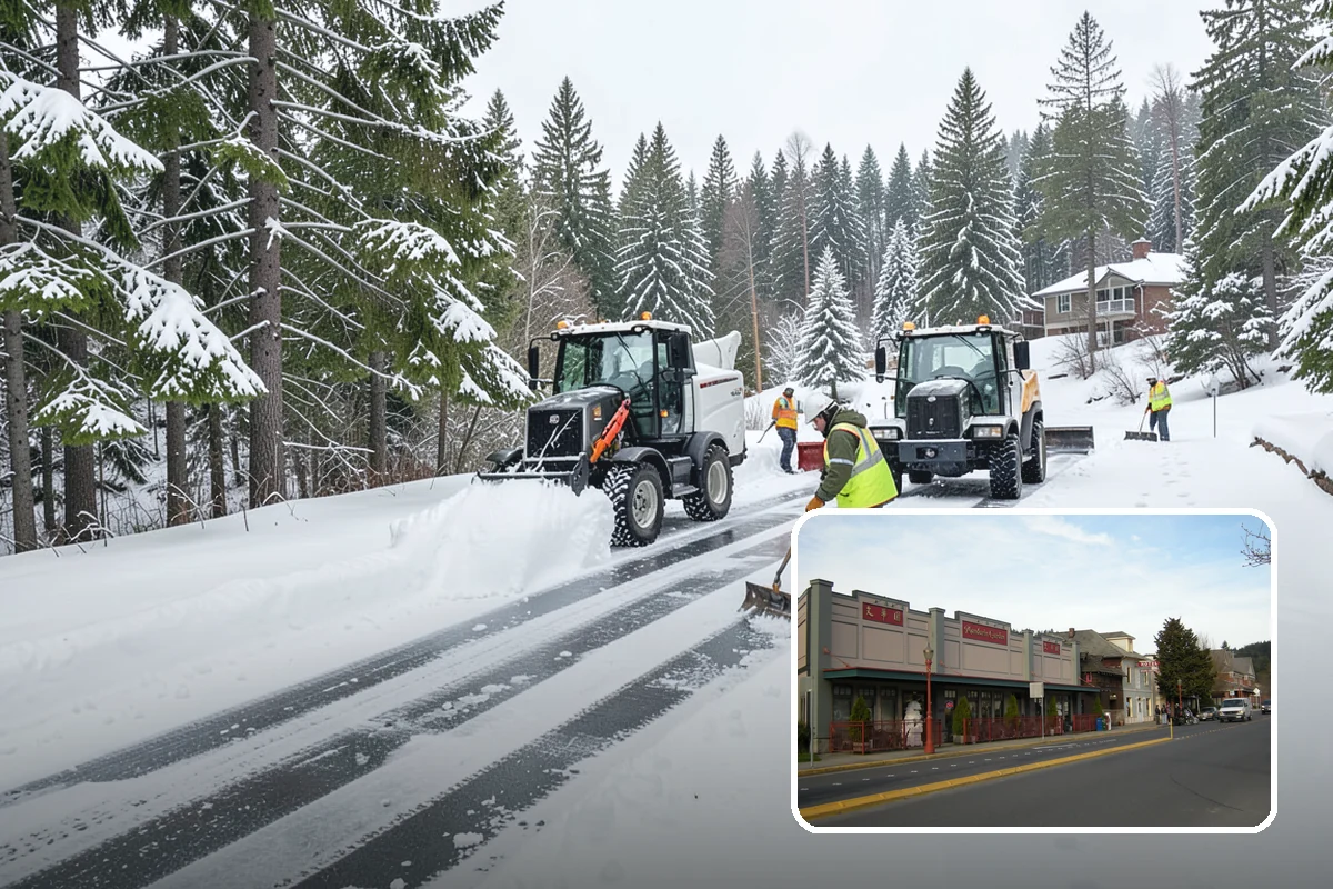 Apartment Snow Removal in Issaquah, King County, WA - Full-community clearing of lots and paths