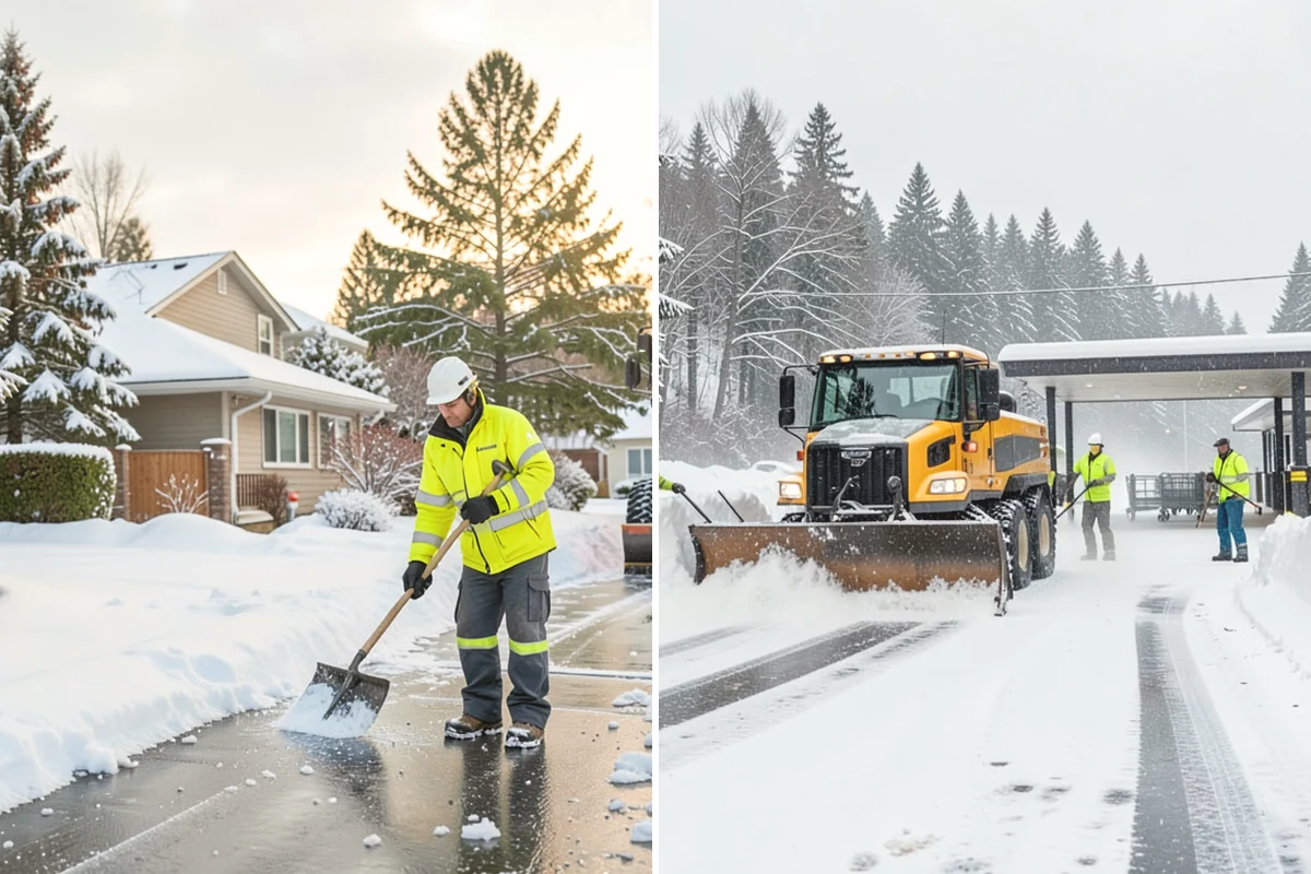 Apartment Snow Removal in Issaquah, King County, WA - Map parking, walkways, entries, and stairwells