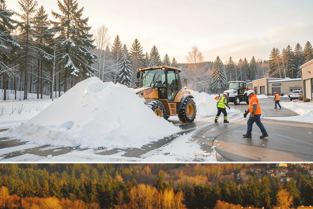 Apartment Snow Removal in Kenmore, King County, WA - Apartment service runs throughout the snow season, with peak demand from December through February.