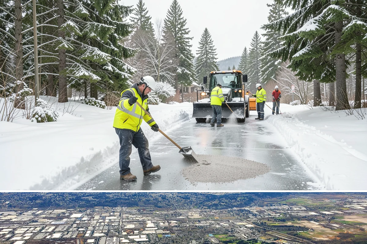 Apartment Snow Removal in Kent, King County, WA - Apartment service runs throughout the snow season, with peak demand from December through February.